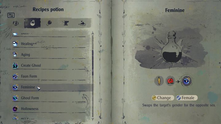 Ingredient - The Serpent Rogue: Potion brewing recipes - list - Potions - The Serpent Rogue Guide