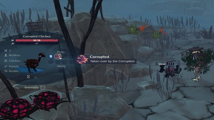 Comments: you can purge Corruption from creatures by using Purifying potions, which can be obtained from the well in the Camp for 100 gold - The Serpent Rogue: Trophies / Achievements - list of all - Appendix - The Serpent Rogue Guide