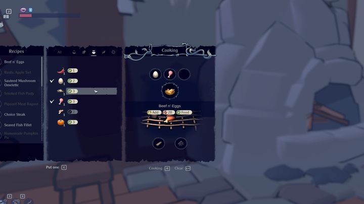 You'll eventually learn dish recipes that will fill the entire bar in one go, so it's worth collecting and stashing ingredients, even if you don't need them at the moment - The Serpent Rogue: Hunger bar and food - Basics - The Serpent Rogue Guide