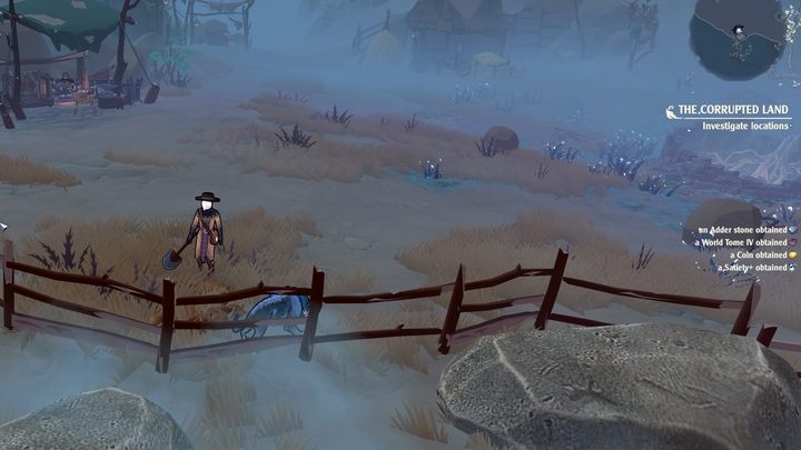 There is a mound to the south of the forge, by the fence - The Serpent Rogue: World Tomes - journal pages - Basics - The Serpent Rogue Guide