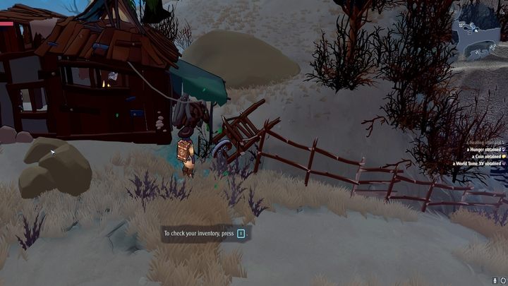 You will find this tome inside a bag hanging in front of the building at the northern border of the location - The Serpent Rogue: World Tomes - journal pages - Basics - The Serpent Rogue Guide