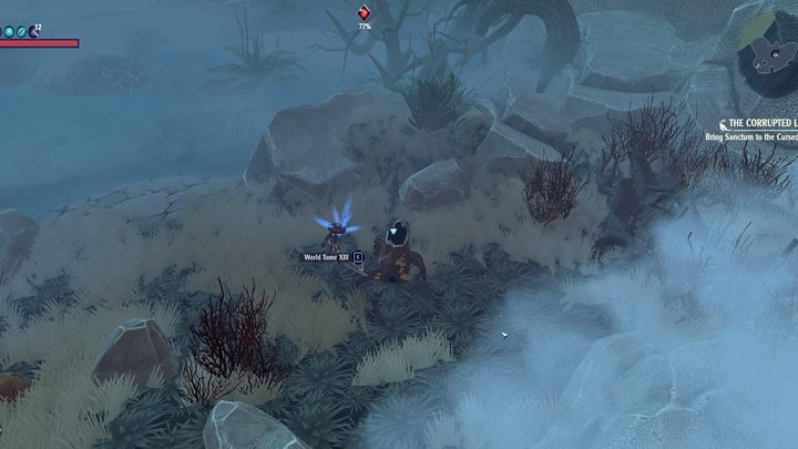 After entering the Wasteland, head southeast to the corner of the map - The Serpent Rogue: World Tomes - journal pages - Basics - The Serpent Rogue Guide