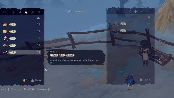 To tame an animal, you need to find out their favourite food - The Serpent Rogue: Taming animals - Followers and Monsters - The Serpent Rogue Guide