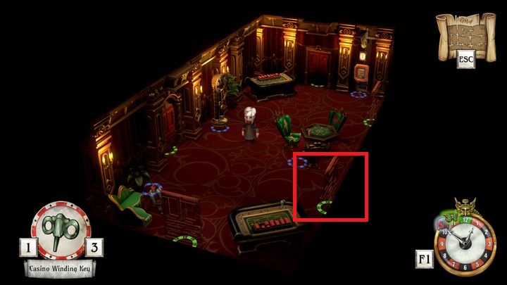 Use the door marked on the above picture after a new day starts - Obtain the camera codes | Clay Rockridge and Trinity Carrington - Clay Rockridge and Trinity Carrington - The Sexy Brutale Game Guide