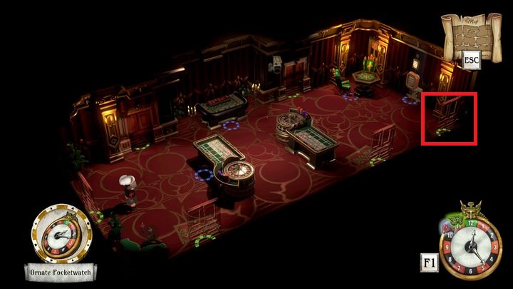 The door will lead to another room of the casino - Obtain the camera codes | Clay Rockridge and Trinity Carrington - Clay Rockridge and Trinity Carrington - The Sexy Brutale Game Guide