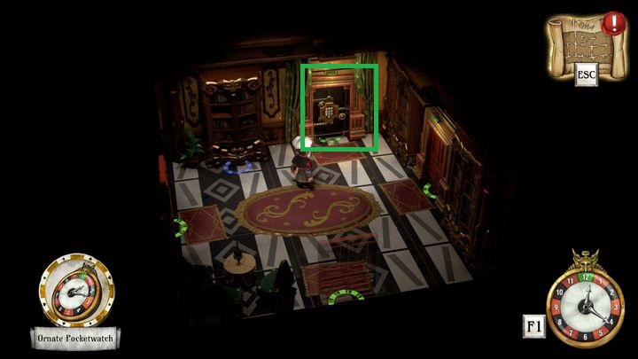 There you must use the code you obtained to reach the previously unavailable area of the mansion - Set starting position | Willow Blue - Willow Blue - The Sexy Brutale Game Guide