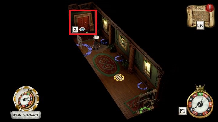 Walk through the corridor in front of you - Set starting position | Willow Blue - Willow Blue - The Sexy Brutale Game Guide