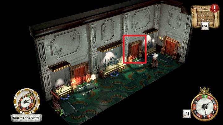 You will enter the corridor shown above - Set starting position | Willow Blue - Willow Blue - The Sexy Brutale Game Guide