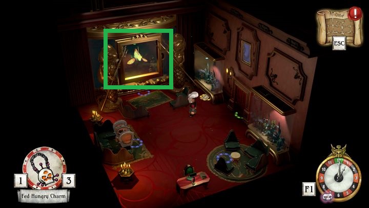 Use the talisman on the second fish and return to the corridor - Save Willow Blue | Willow Blue - Willow Blue - The Sexy Brutale Game Guide