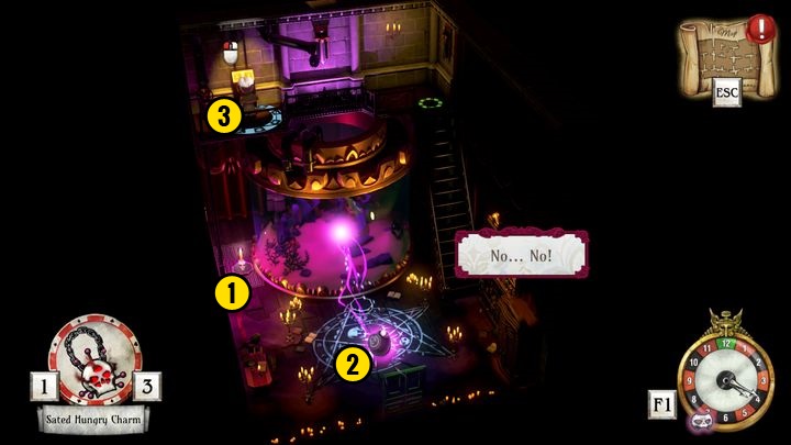 The woman will light a candle [1] and the ritual will start - Finishing the task | Willow Blue - Willow Blue - The Sexy Brutale Game Guide