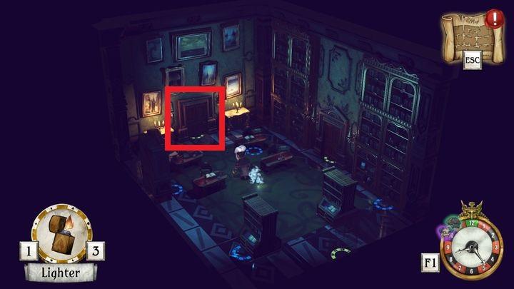 Afterwards, go to the next one, where you must use another doorway in order to reach the room that is your target - Activate the left switch | Greyson Grayson & Redd Rockridge - Greyson Grayson & Redd Rockridge - The Sexy Brutale Game Guide