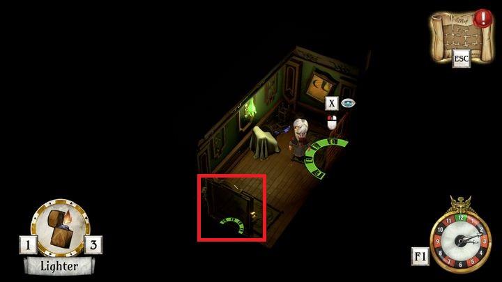 This way, you will find yourself in a secret chamber behind the bar of the residence - Return to the casino | Thanos Gorecki & Aurum Runes - Thanos Gorecki & Aurum Runes - The Sexy Brutale Game Guide