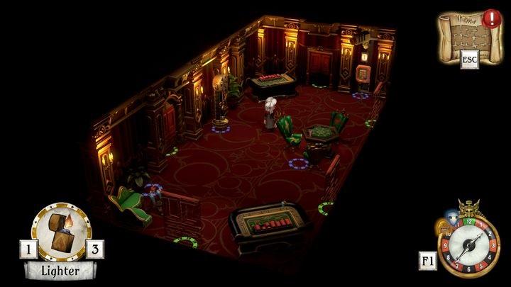 Use the time you have left until the end of the day to reach the casino hall shown in the picture above - Find the location of the missing arm | Thanos Gorecki & Aurum Runes - Thanos Gorecki & Aurum Runes - The Sexy Brutale Game Guide