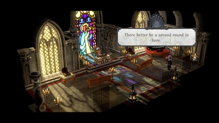 If youve done everything properly, a scene will soon commence, in which Reginald manages to defend against the murderer - Swap the bullet and finish the quest | Reginald Sixpence - Reginald Sixpence - The Sexy Brutale Game Guide