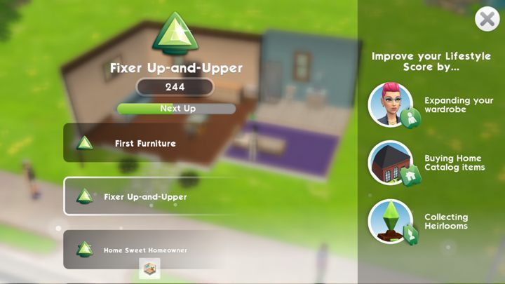 The Sims Mobile game introduces the lifestyle mechanics - How to improve lifestyle in The Sims Mobile? - Starting tips - The Sims Mobile Game Guide
