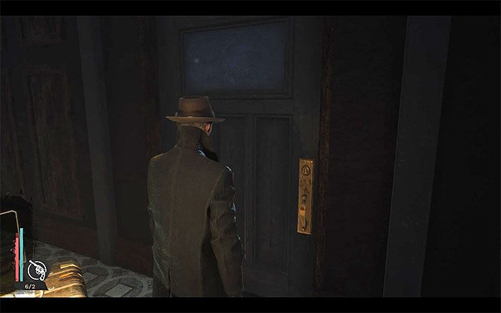 You should encounter a few monsters in the staircase - Nosedive | The Sinking City walkthrough - Main cases - The Sinking City Guide