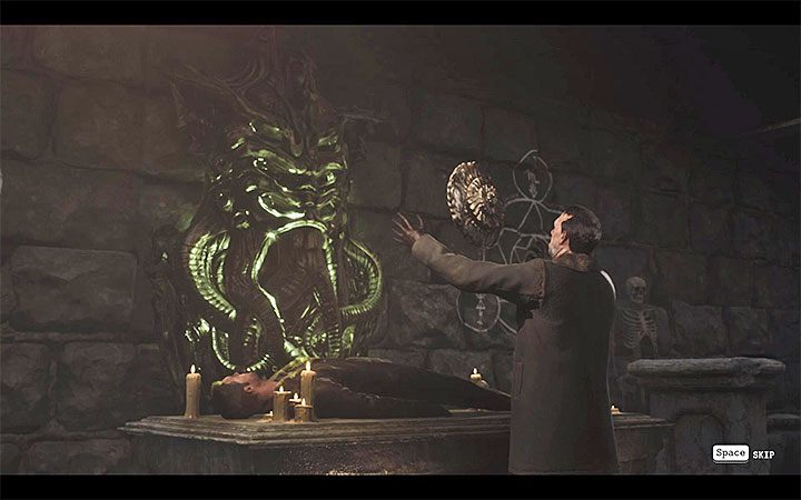 Go back to the basement of the factory and lay down on the altar - List of trophies in The Sinking City - Trophy guide - The Sinking City Guide