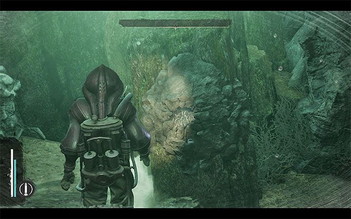 Immediately after passing the third drowned man, reach the place shown in the picture - Into the Depths | The Sinking City walkthrough - Main cases - The Sinking City Guide