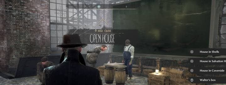 Go to the Fish Market - this place is in the eastern part of the district, near Freedom Street and Orchard Avenue - Open House | The Sinking City walkthrough - Side cases - The Sinking City Guide