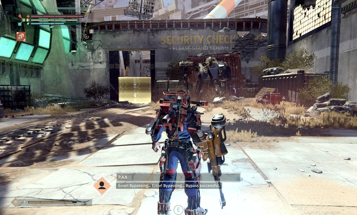 Sleeping boss - despite the fact that he is standing there all the time, he wont attack you until you activate the power station - Abandoned Production | The Surge Walkthrough - Walkthrough - The Surge Game Guide