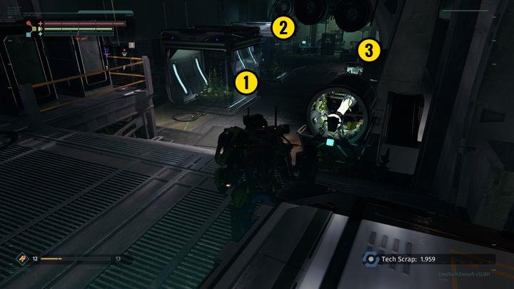 You will reach the spot presented in the screenshot - Resolve BioLab | The Surge Walkthrough - Walkthrough - The Surge Game Guide