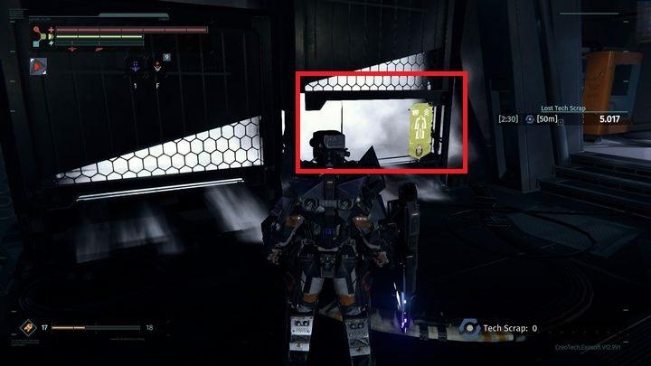 Climb down there and use the scrap that you have obtained - Executive levels | The Surge Walkthrough - Walkthrough - The Surge Game Guide