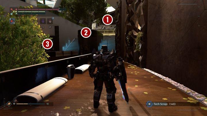 You will see the view presented in the above screenshot - Executive levels | The Surge Walkthrough - Walkthrough - The Surge Game Guide