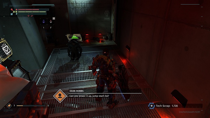 Sally is the first NPC that contacts you in the game - NPC in The Surge - Game World - The Surge Game Guide