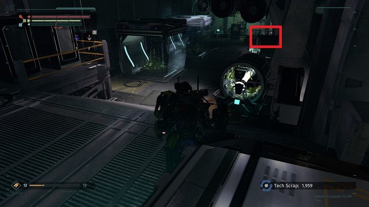 The recording is lying on one of the desks in the Laboratories in Resolve Biolab - Liberator - Audiologs in The Surge - Audiologs and comics - The Surge Game Guide