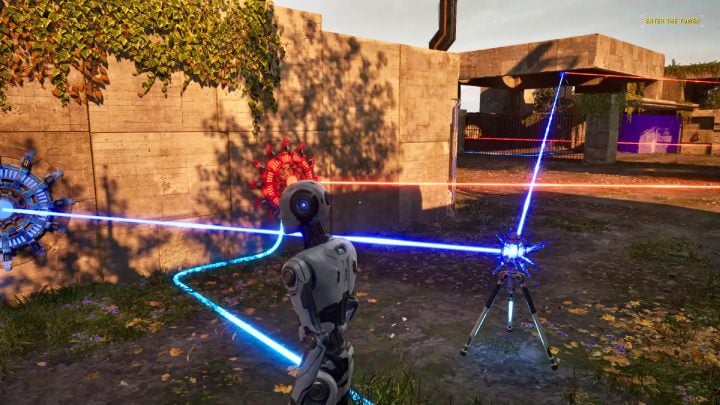 This Lost Puzzle can be approached between Main Puzzle #4 (Refraction) and Main Puzzle #5 (Imprisoned) - Talos Principle 2: All puzzles in Eastern Wetlands - Act 1 - Talos Principle 2 Guide