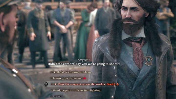 Start a conversation with one of the people present at this location - The Thaumaturge: The Mermaid Citys Son - The Thaumaturge: Main tasks - The Thaumaturge Guide