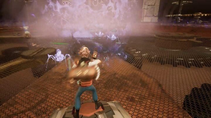 The boss can push you away, create a smoke shield and shoot with electricity - Fighting with bosses | Starting Tips | The Watchmaker - Starting Tips - The Watchmaker Game Guide