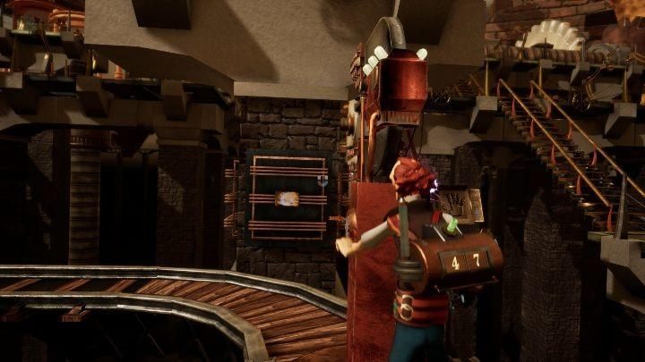 You must enter the magnet and push back the pillar in front of it - 1st location walkthrough | The Watchmaker - Part 1 - The Watchmaker Game Guide