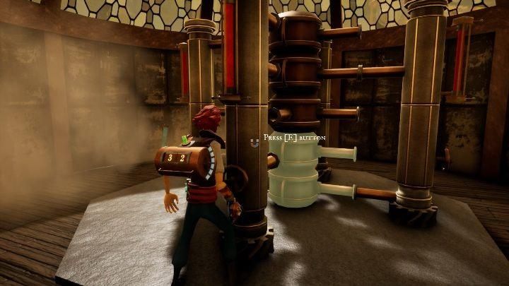 The first valve corresponds to the two lowest lying pipes - Solution to riddles in first location | The Watchmaker - Part 1 - The Watchmaker Game Guide