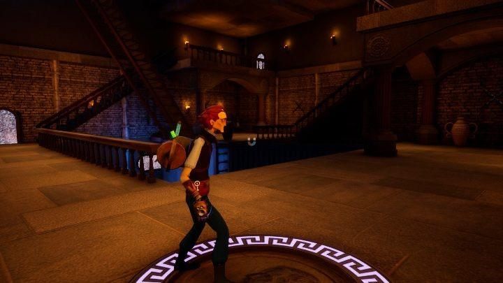 All you have to do is leave a shadow on the button at the bottom, then you will quickly run up to the first floor and jump to the next staircase - 2nd location walkthrough | The Watchmaker - Part 2 - The Watchmaker Game Guide