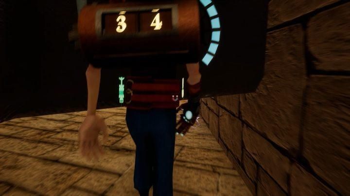 Run down the stairs, avoid the enemies and reach the huge gear - 2nd location walkthrough | The Watchmaker - Part 2 - The Watchmaker Game Guide