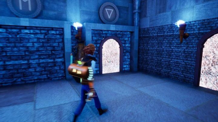 You must re-jump into the green portal and click the button - Solution to riddles in second location | The Watchmaker - Part 2 - The Watchmaker Game Guide