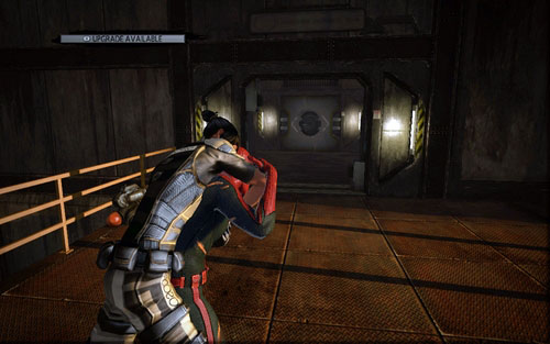 After your companion finds the right tablet, approach her and take her to the corridor from which you came - Chapter 03 - In the Shadow of Evils Past - p. 2 - Walkthrough - The Amazing Spider-Man - Game Guide and Walkthrough