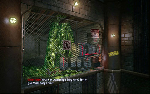 Head onwards and you will reach a spot where Spider-Man will contact with the journalist - Chapter 04 - The Thrill of the Hunt - p. 1 - Walkthrough - The Amazing Spider-Man - Game Guide and Walkthrough