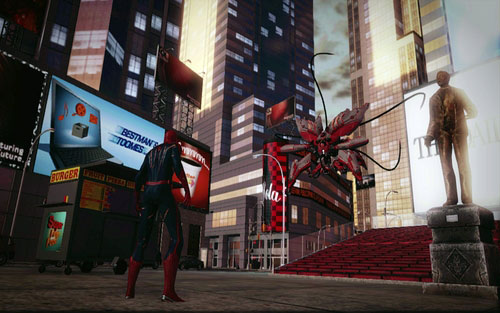 The mission will begin with a fight with a big robot - Chapter 05 - To Smash the Spider - Walkthrough - The Amazing Spider-Man - Game Guide and Walkthrough