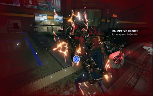 You will have to fight a few strong robots - Chapter 06 - Smythe Strikes Back - p. 1 - Walkthrough - The Amazing Spider-Man - Game Guide and Walkthrough