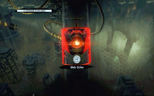 You will then enter slow-motion and will have a couple second to do a Web Rush at the red element - Chapter 06 - Smythe Strikes Back - p. 2 - Walkthrough - The Amazing Spider-Man - Game Guide and Walkthrough