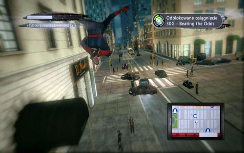 The biggest threat are the powerful force fields, so always try to run from them as fast as possible - Chapter 09 - The Spider-Slayer - Walkthrough - The Amazing Spider-Man - Game Guide and Walkthrough