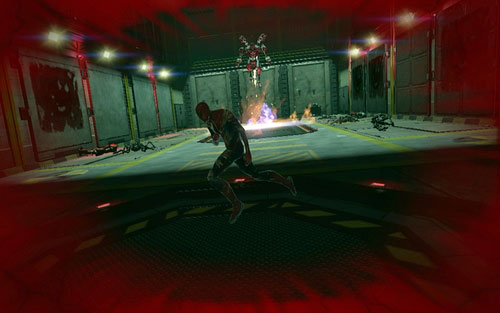 Afterwards you're in for a short fight with a large robot - Chapter 10 - Spider-Man No More! - p. 1 - Walkthrough - The Amazing Spider-Man - Game Guide and Walkthrough