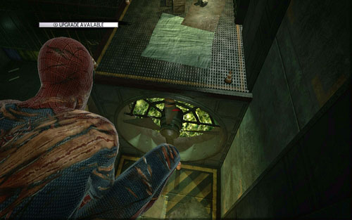 At the bottom you will find another fan - Chapter 12 - Where Crawls the Lizard? - Walkthrough - The Amazing Spider-Man - Game Guide and Walkthrough