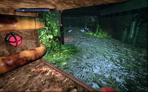 Go straight all the way while avoiding any fight and you will reach a bigger room full of enemies - Chapter 12 - Where Crawls the Lizard? - Walkthrough - The Amazing Spider-Man - Game Guide and Walkthrough