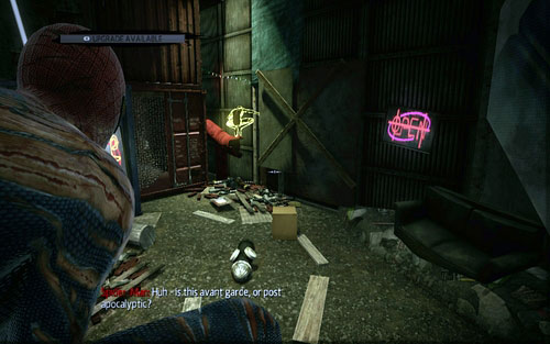 The red pipes will lead you to a ventilation shaft, while the shaft to a big room where Gwen is hiding - Chapter 12 - Where Crawls the Lizard? - Walkthrough - The Amazing Spider-Man - Game Guide and Walkthrough