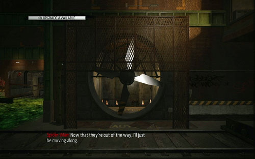 That way, the turbine will get unblocked - 1 - Train Docking Station - Side missions - The Amazing Spider-Man - Game Guide and Walkthrough