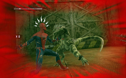 After eliminating the last mutant, move to the iguana itself - 1 - Train Docking Station - Side missions - The Amazing Spider-Man - Game Guide and Walkthrough