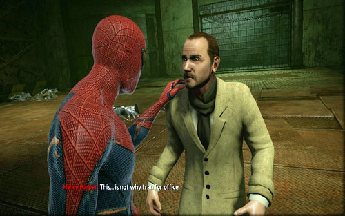 Killing the enemy will also end the mission - 1 - Train Docking Station - Side missions - The Amazing Spider-Man - Game Guide and Walkthrough